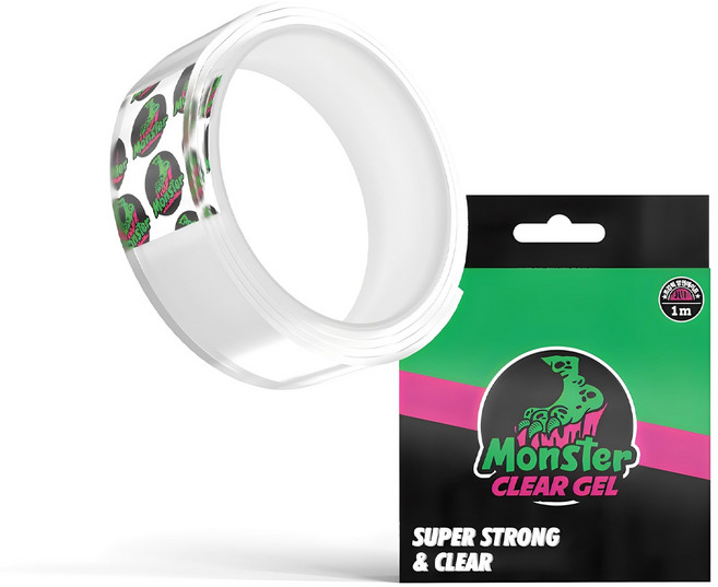 몬스터겔 다용도 초강력 실리콘 양면테이프 30mm x 1m, 투명, 1개