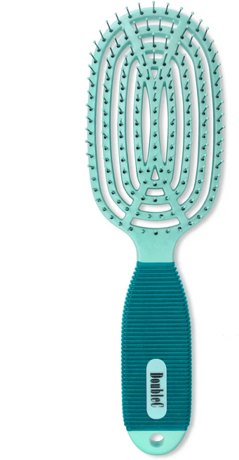 뉴웨이 헤어브러쉬 더블씨, Green, 1개 - 쿠팡