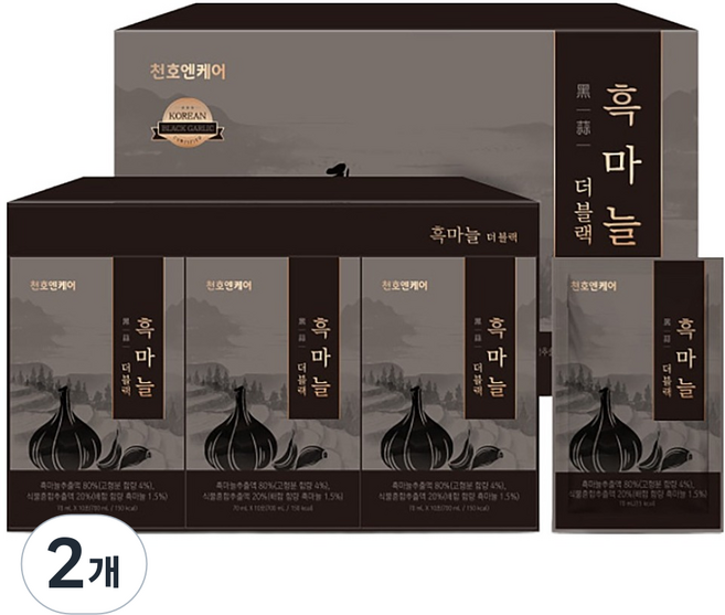 Chunho Ncare 黑蒜 The Black 30入, 2個, 2.1L