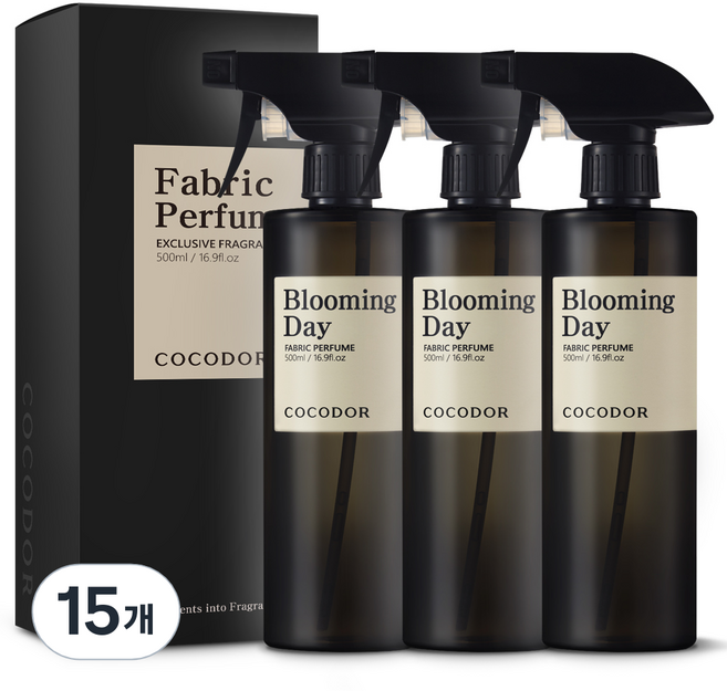 코코도르 섬유탈취제 블루밍데이, 500ml, 15개