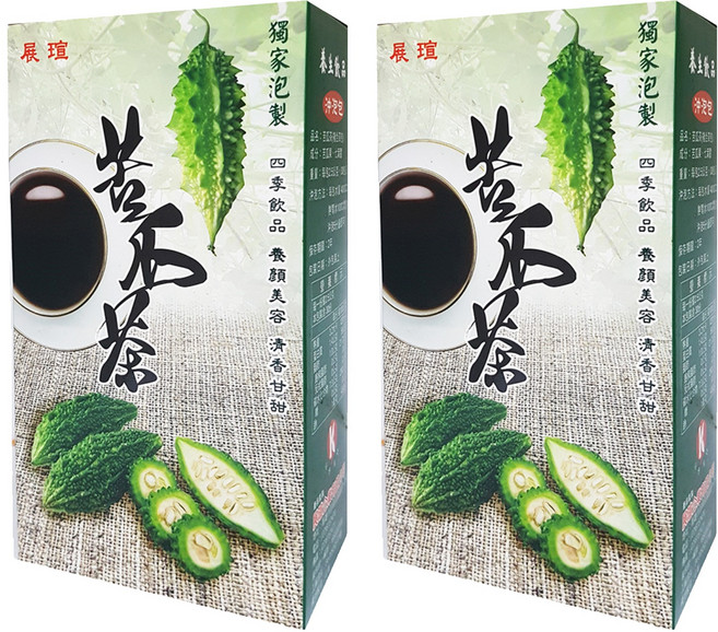 展瑄 苦瓜茶 複合茶包 75g, 2.5g, 30包, 2盒