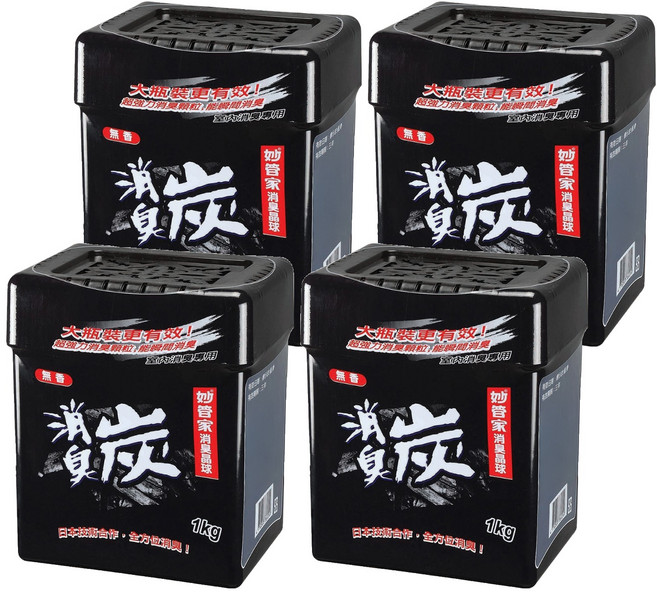 Magic Amah 妙管家 消臭晶球 室內消臭專用, 1kg, 4罐