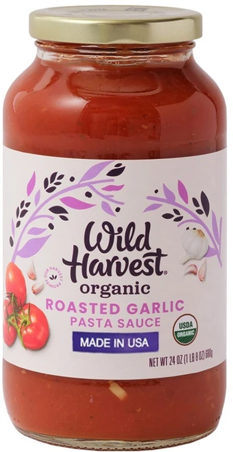 와일드하베스트 유기농 로스티드 갈릭 파스타 소스, 680g, 1개 - 쿠팡