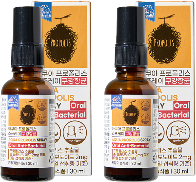 제너럴라이프 아쿠아 프로폴리스 스프레이, 30ml, 2개