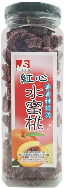 JI SUN 智珗食品 紅心水蜜桃, 290g, 1罐