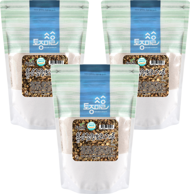 토종마을 볶은 검정 보리가루, 500g, 3개