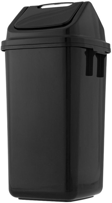 코멧 사각 카페 업소용 쓰레기통, 블랙