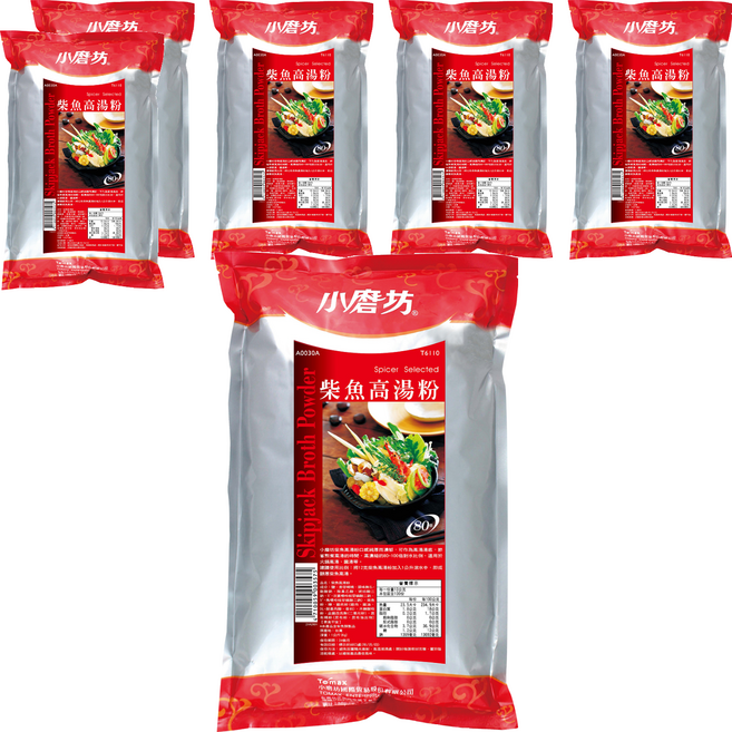 小磨坊 柴魚高湯粉, 1kg, 6包