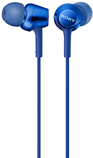 SONY 索尼 MDR-EX255AP Wired 入耳式 耳機 麥克風 3.5mm 藍色