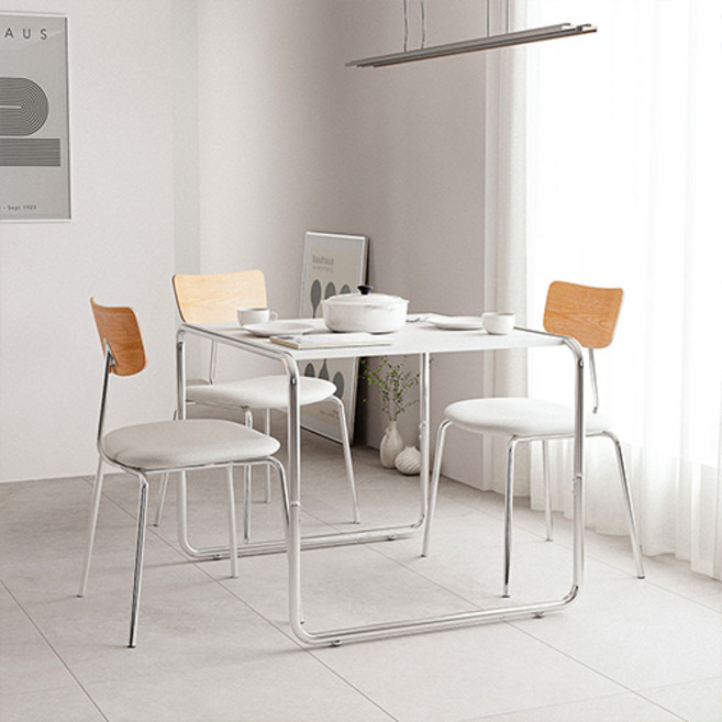 16피스 멀티 테이블 XZZ, 화이트, 4인용