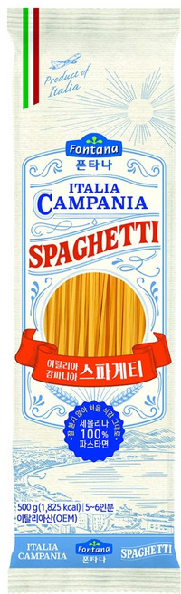 폰타나 이탈리아 캄파니아 스파게티, 500g, 1개