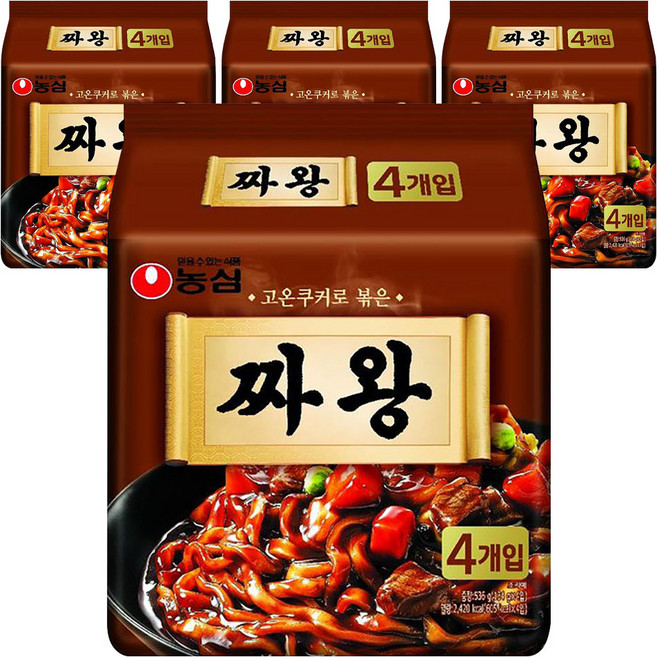 농심 짜왕 134g, 16개