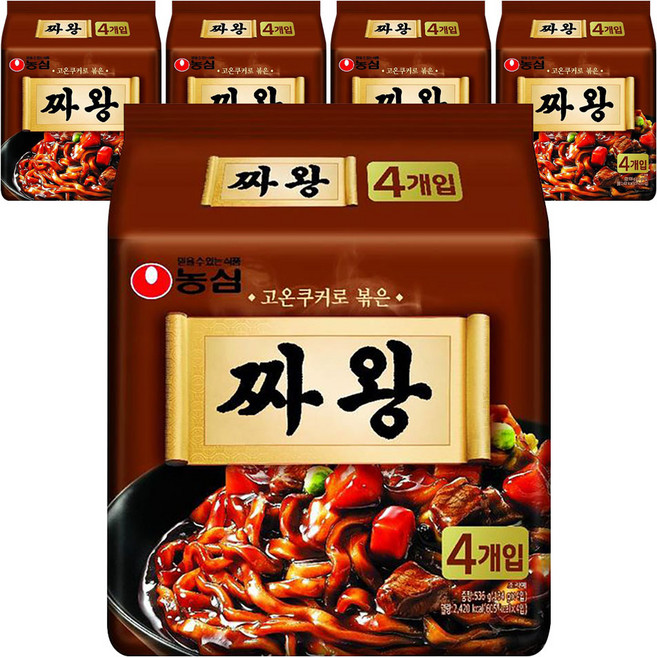 농심 짜왕 134g, 20개