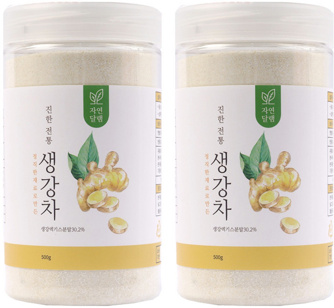 자연달램 진한 전통 생강차, 500g, 2개, 1개입