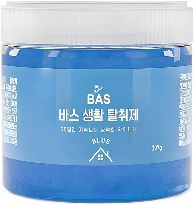 BAS 바스 블루 탈취제 본품, 397g, 1개 - 쿠팡