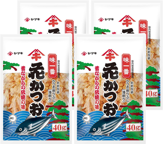 Yamaki 雅媽吉 柴魚片, 4個, 40g