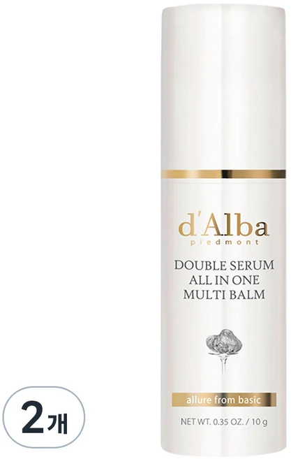 [비건뷰티] 달바 더블 세럼 올인원 멀티밤, 10g, 2개 - 쿠팡