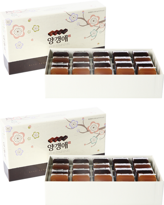 양갱애 양갱 종합세트 대, 800g, 2세트