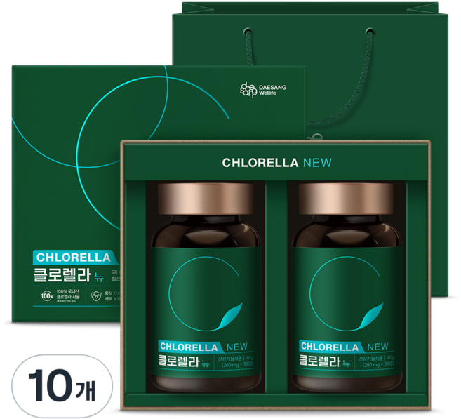 DAESANG Wellife 正品綠藻NEW, 700錠, 10個