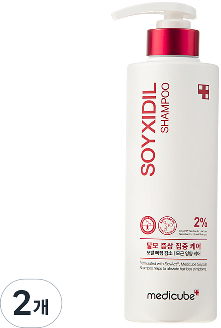 메디큐브 소이시딜 샴푸, 490ml, 2개