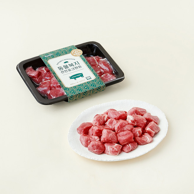 선진포크한돈 동물복지 앞다리살 찌개용 (냉장), 400g, 1개