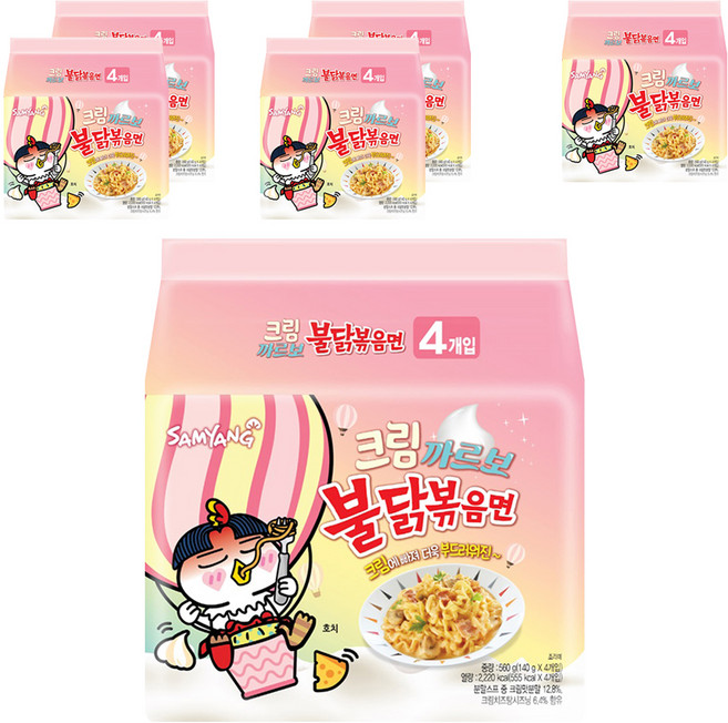 삼양 크림까르보 불닭볶음면, 24개