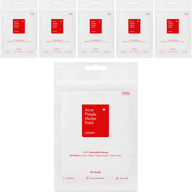코스알엑스 아크네 핌플 마스터 패치 24p 세트, 24개입, 6개