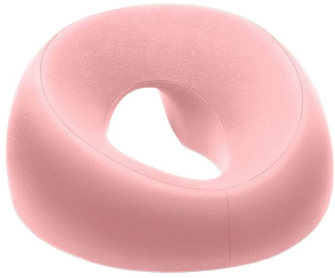 마샤투 엎드려자는 안면 마사지 수면 베개, 핑크, 1개