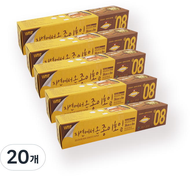 월리스 자연에서 온 종이 호일 골든, 8m, 20개