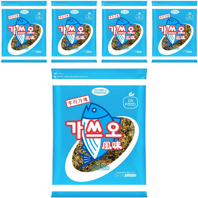 이엔푸드 가쓰오풍후리가께, 500g, 5개
