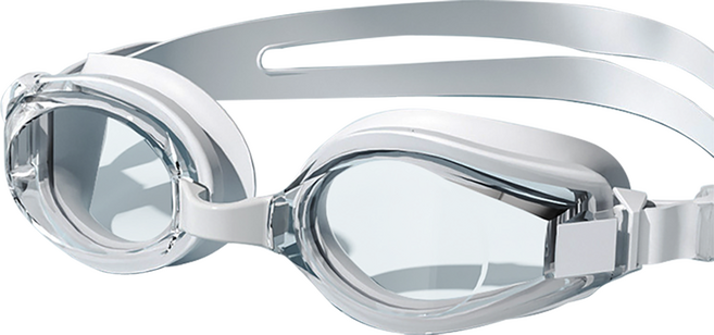 성인용 김서림방지 수경, 올화이트, 1개