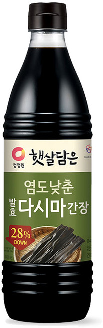 햇살담은 염도낮춘 발효 다시마 간장, 1개, 840ml