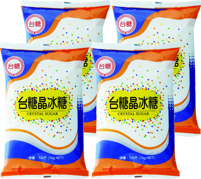 台糖 晶冰糖, 1kg, 4包