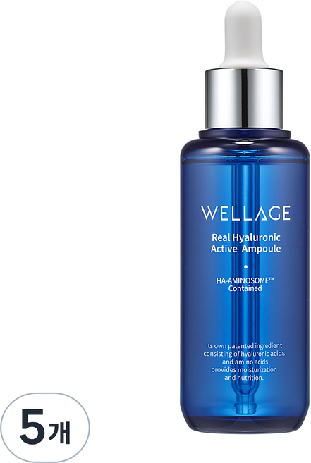 웰라쥬 리얼 히알루로닉 액티브 앰플, 70ml, 5개