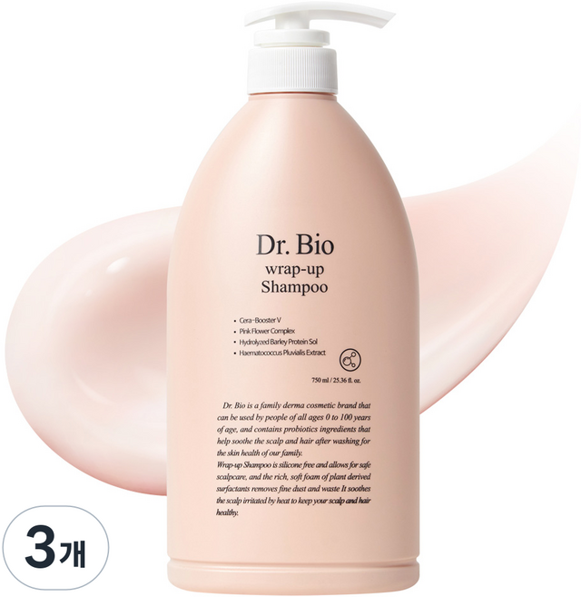 닥터바이오 랩업 샴푸, 750ml, 3개