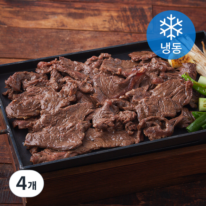 우돈타 토시살 숯불양념 야끼니쿠 구이용 (냉동), 4개, 400g