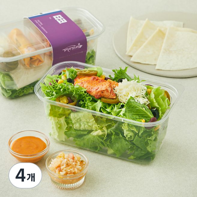 샐러드마녀 타코 샐러드, 235g, 4개