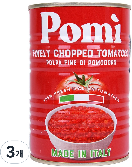 포미 파인리 찹드 토마토, 400g, 3개