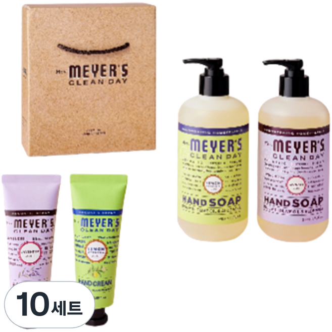 미세스마이어스클린데이 향기 가득 작은 휴식 MMCD 프리미엄 핸드케어 선물세트, 10세트