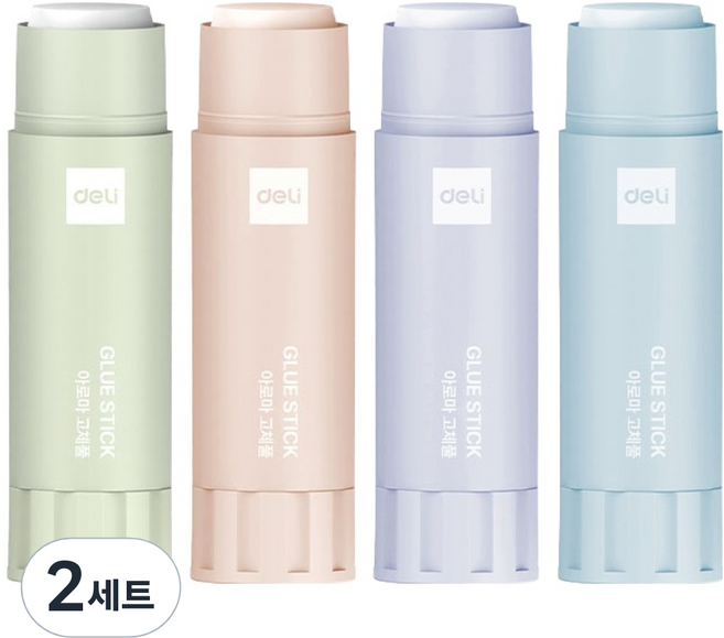 델리 초강력 회전형 옥수수분말 글루스틱 4종 세트 9g, 2세트