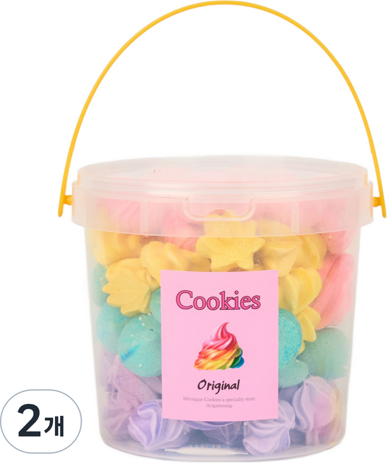 아리감성 오리지널 머랭쿠키 원통형, 100g, 2개