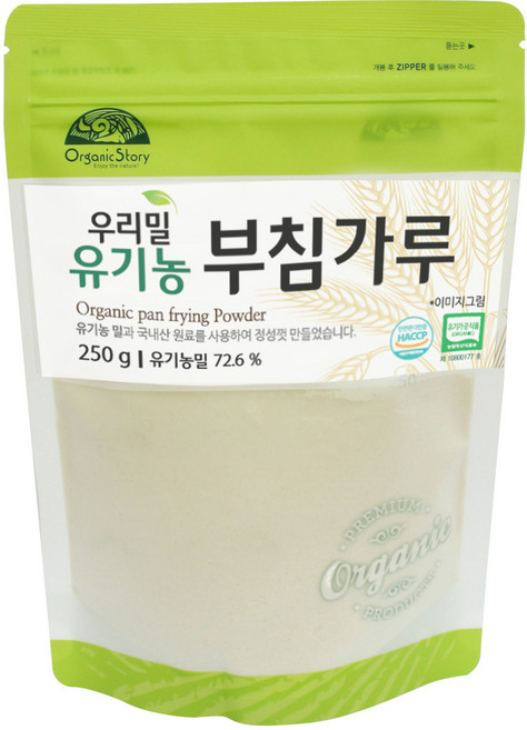 OrganicStory 유기농 부침가루, 250g, 1개