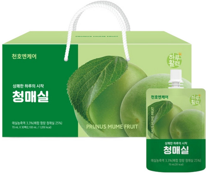 천호엔케어 하루활력 청매실 30p, 2.1L, 1개