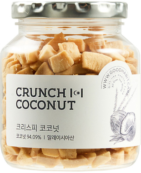 GOODHABIT 椰子塊, 130g, 1罐