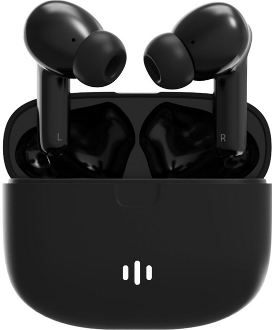 아크로 인팟 ENC 오픈형 블루투스 무선 이어폰, 블랙, Inpods12