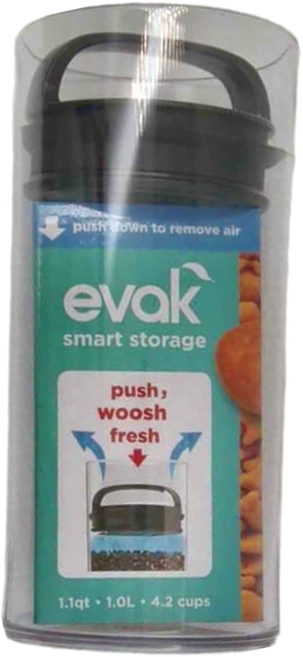 evak 密封儲物罐 Fresh系列 S2, 1組, 1個容器 + 1個蓋子