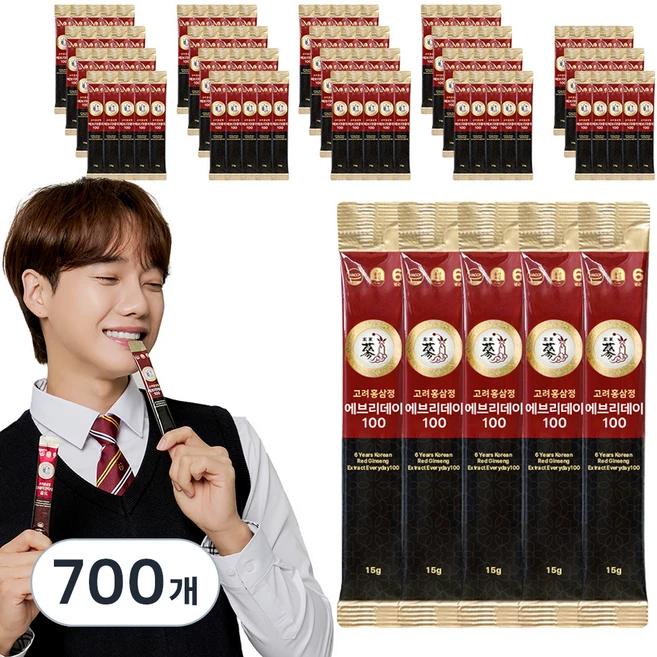 풍년보감 6년근 고려홍삼정 에브리데이100, 15g, 700개 - 쿠팡