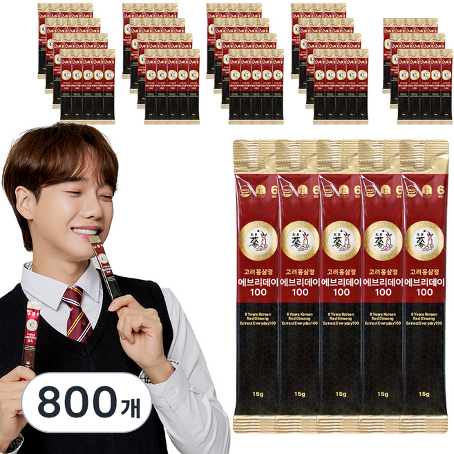 풍년보감 6년근 고려홍삼정 에브리데이100, 15g, 800개