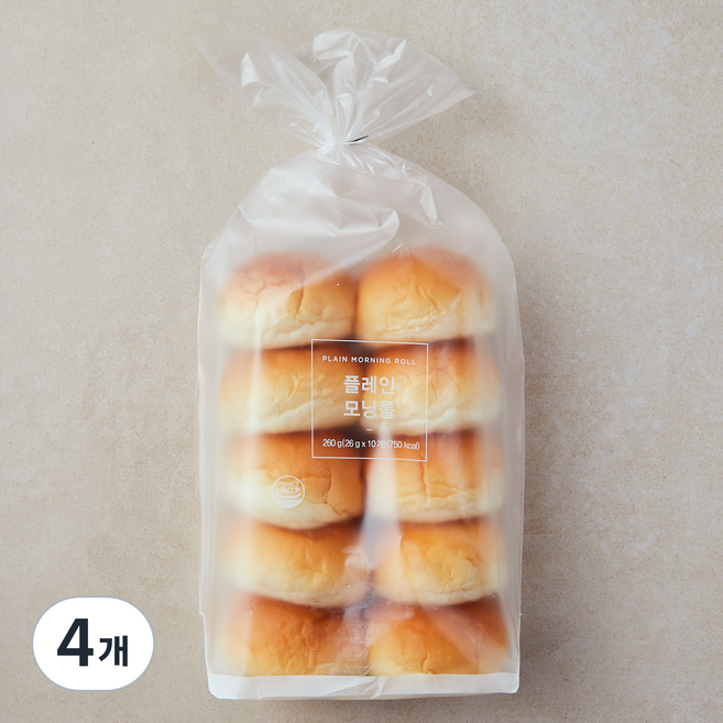 신라명과 플레인 모닝롤 10개입, 260g, 4개