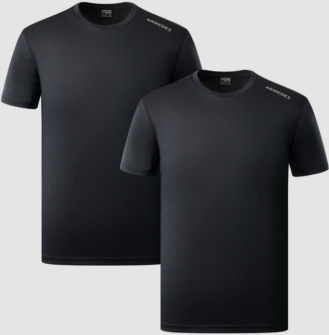 ARMEDES 男性機能性短袖T恤 2件組 AR-192